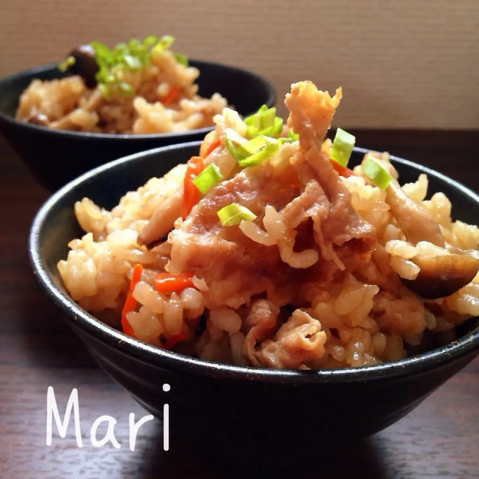 うまうま〜♡焼肉のタレで♡炊き込みご飯|Mariさん