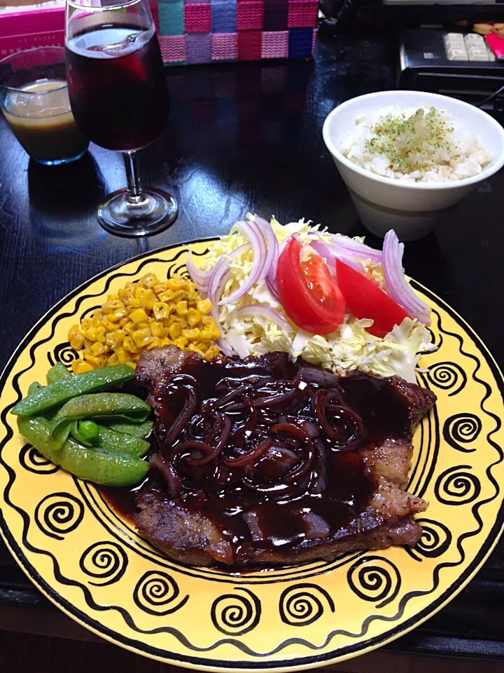 ステーキランチ|つばりん亭さん