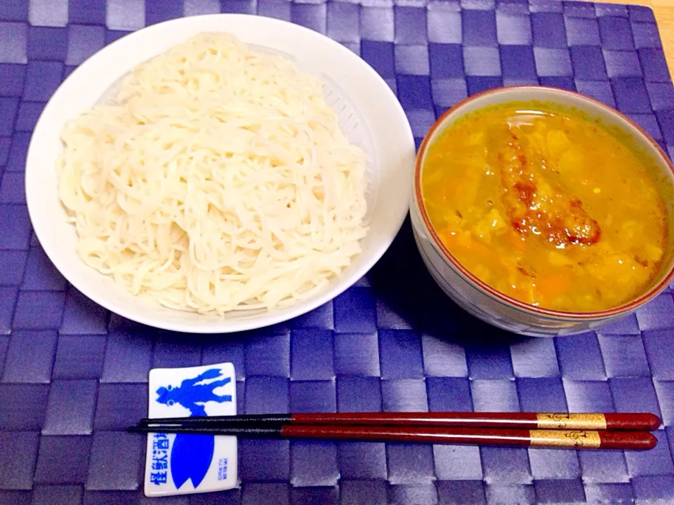 Snapdishの料理写真:鶏胸肉のスパイシー素麺|Tarou  Masayukiさん