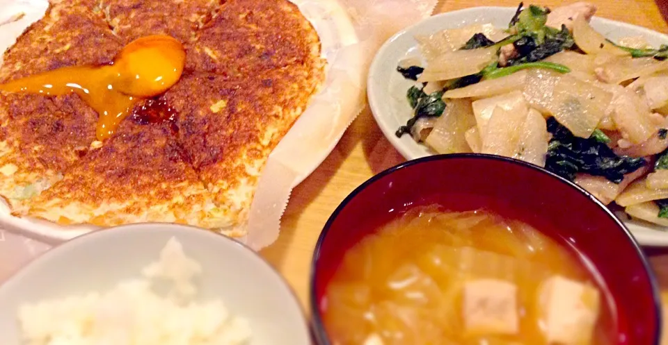 納豆山芋おやき、大根とろみ豚＊野菜ちょい多め|まれっとさん