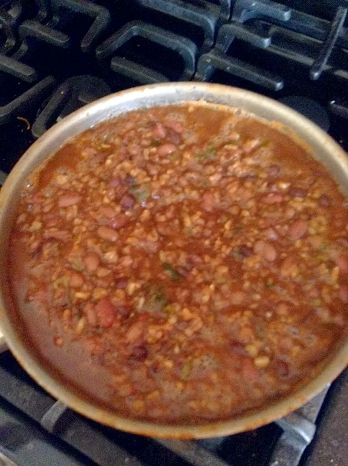 Dad's homemade delicious chili|Emily payneさん