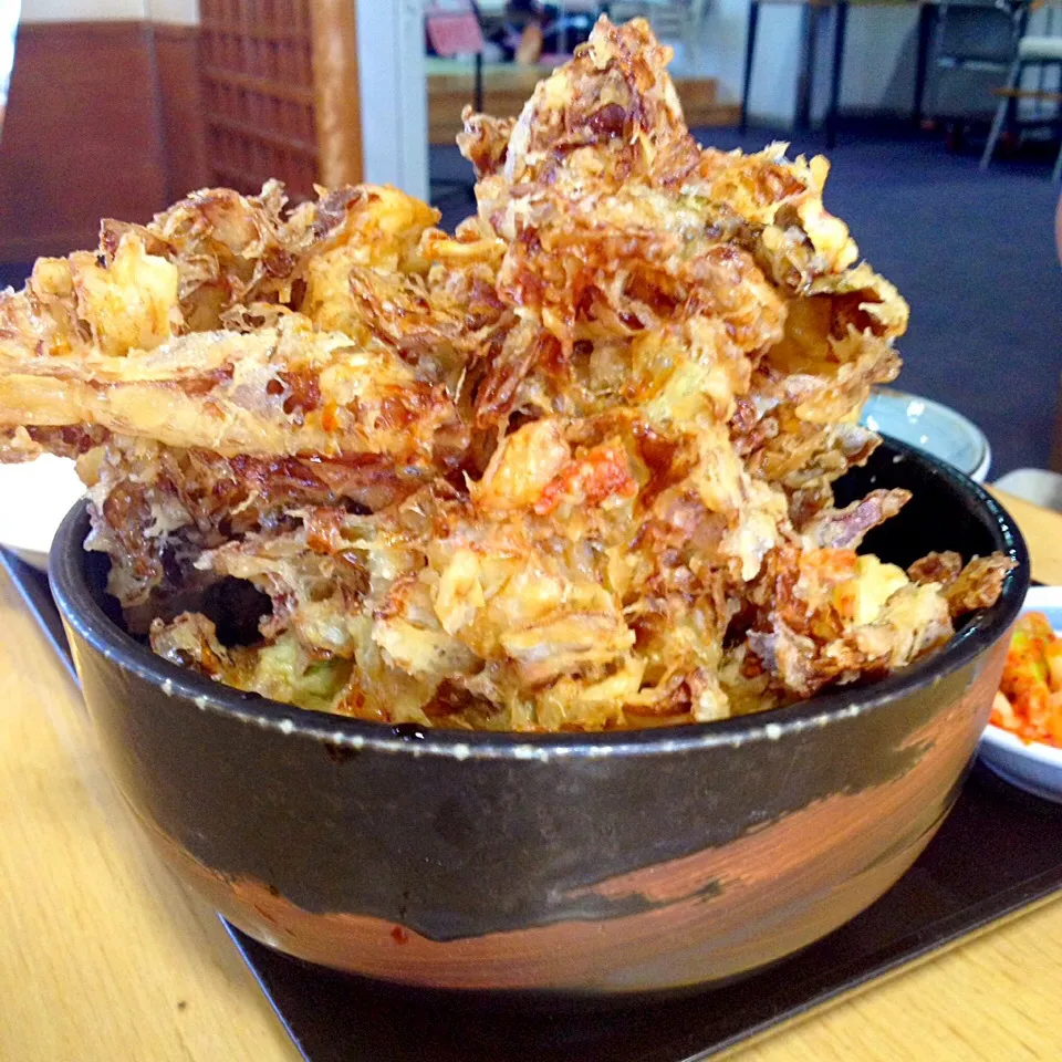 Snapdishの料理写真:南幌温泉レストラン味心 キャベツ天丼|カウンター嬢さん