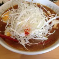 Snapdishの料理写真:みそねぎラーメン|izumizakiさん