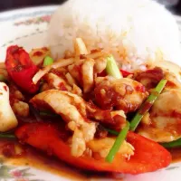 Thai Spicy Chicken with Rice|AomzFondue Khunさん