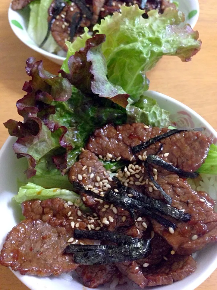 Snapdishの料理写真:カルビ丼|がっきーさん