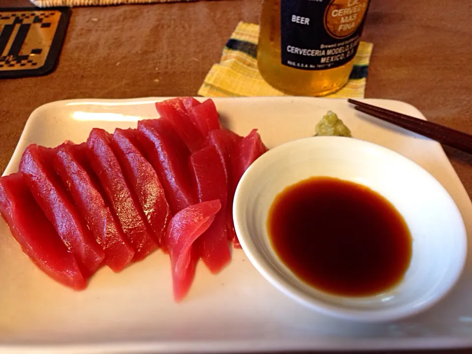 石垣島産本マグロの刺身❗️|マサルさん