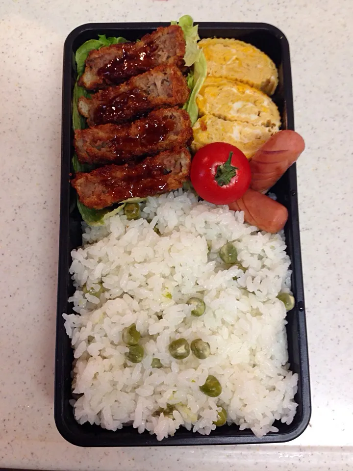 5月30日  豆ご飯弁当❗️|みゆさん