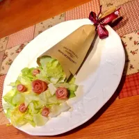 Snapdishの料理写真:花束サラダ💐