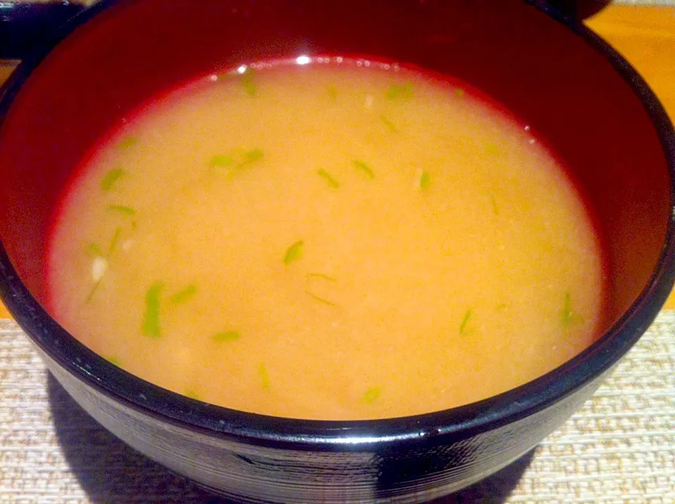 Amami Berkshire pork miso soup|skyblueさん