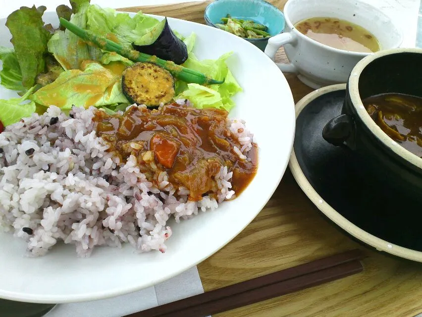 雑穀米のカレーセット|麻紀子さん