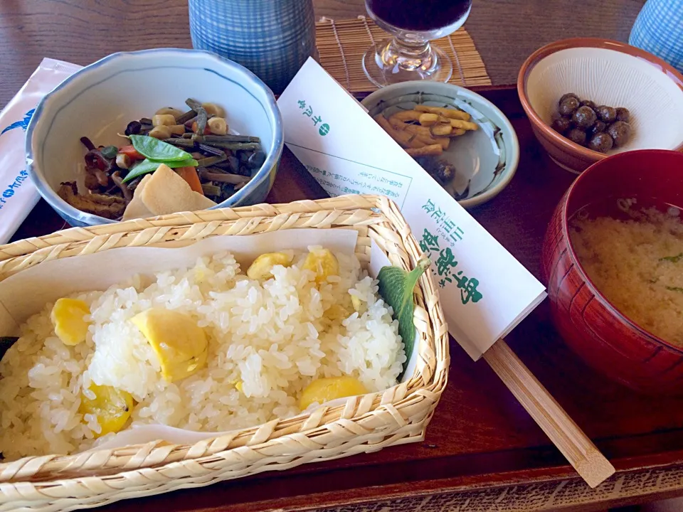 竹風堂 栗おこわ山里定食|ゆかりごはんさん