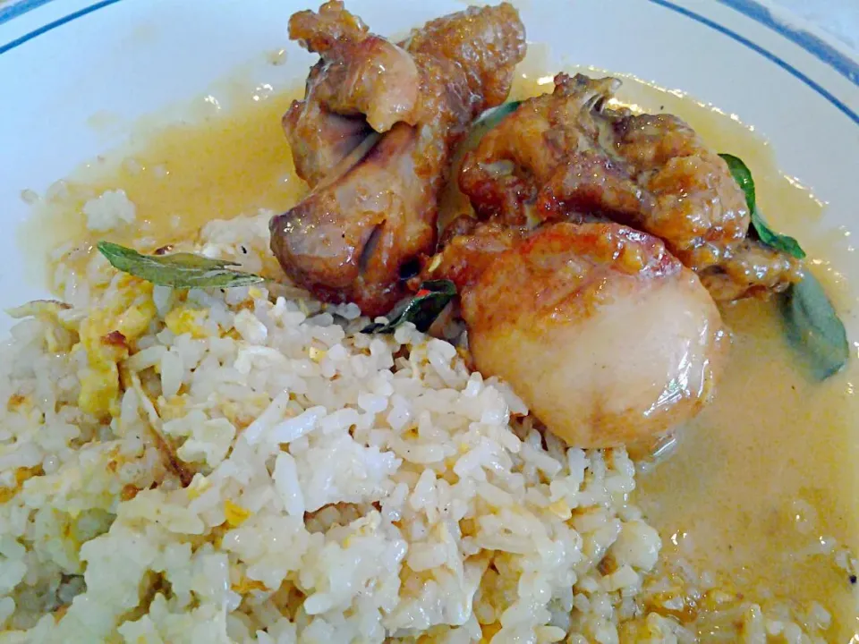 fried rice with butter milk chicken|Siti Harlenyさん