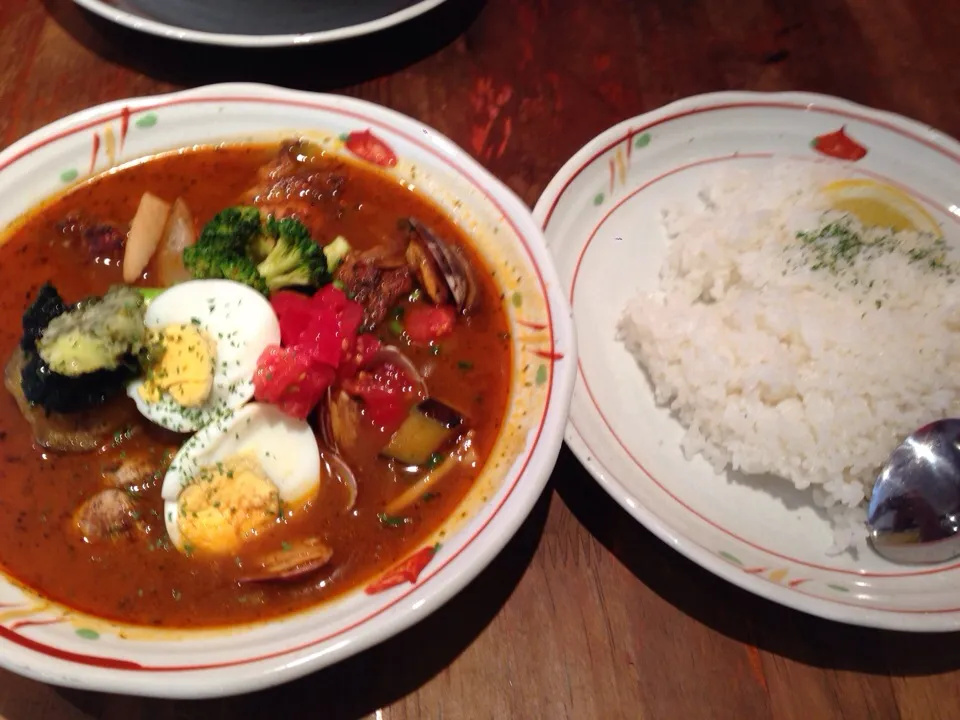 チキン＆アサリのスープカレー|tkさん