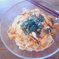 豚キム焼きそうめん|XXXXさん