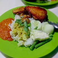 Snapdishの料理写真:nasi sambal 😚|ayu dyenさん