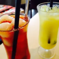 Lychee tea and lime juice|Amanda Leeさん