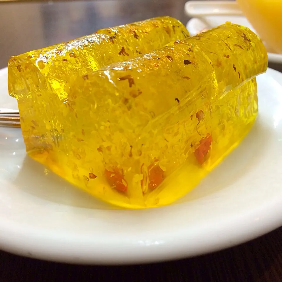 Osmanthus Jelly with Goji Berries (杞子桂花糕)|prissyさん