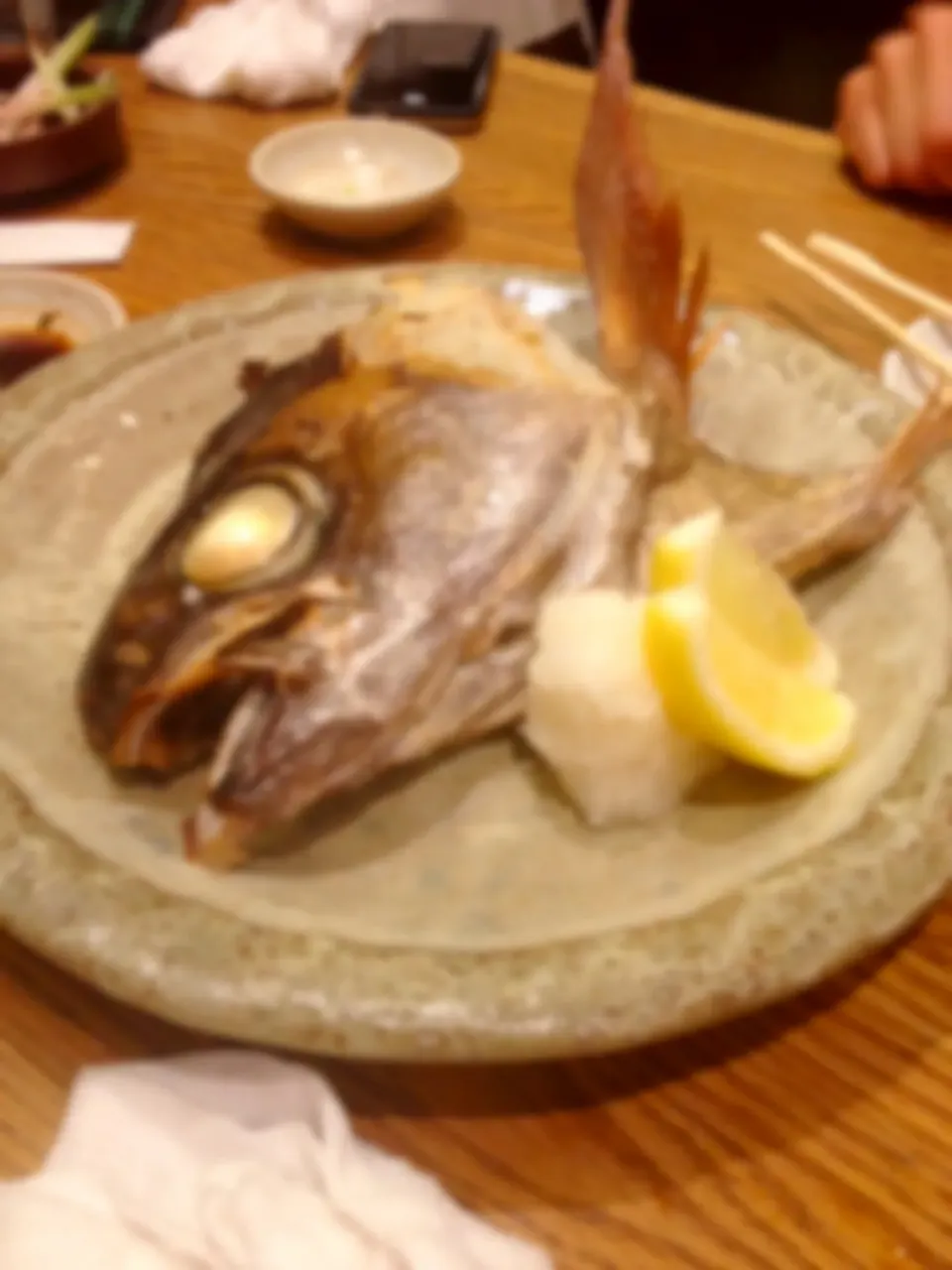 Snapdishの料理写真:メダイのカマ焼き！|Ak Nakamuraさん