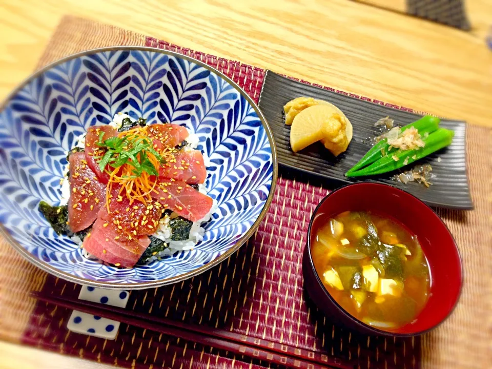 マグロ丼6/1|ゆきぼぅさん