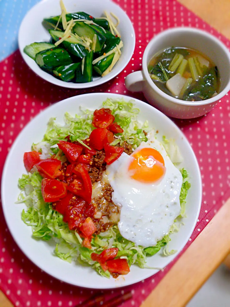 おうち晩ごはん＊タコライス|ゆきさん