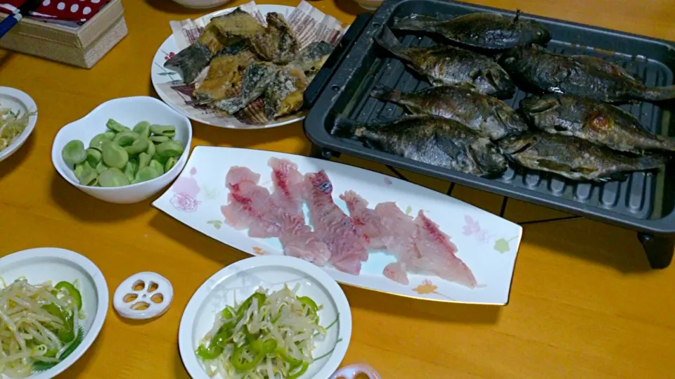 Snapdishの料理写真:魚づくし|ふみぃさん