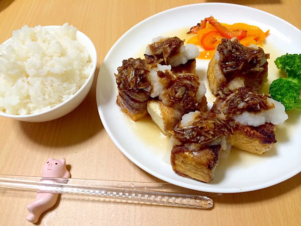 厚揚げ肉巻きステーキ|htさん