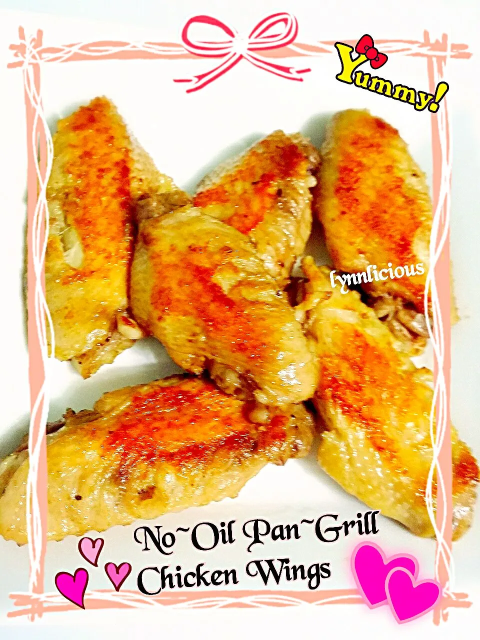 Snapdishの料理写真:No Oil Pan Grill Chicken Wings ~
 Black pepper salty wings👍|🌷lynnlicious🌷さん