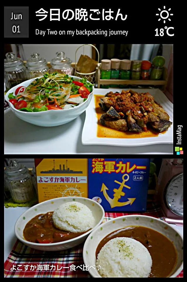 Snapdishの料理写真:カジキのラタトゥーユソース掛け  よこすか海軍カレー食べ比べ♪|石川洋子さん