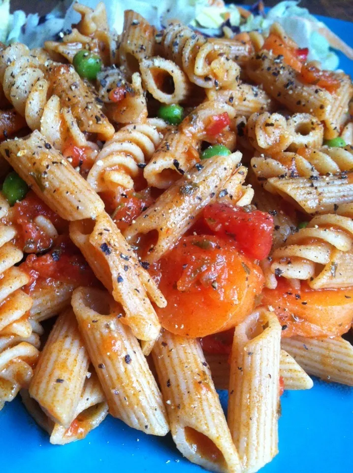 Carrot & pea pasta|Nick Hiderさん