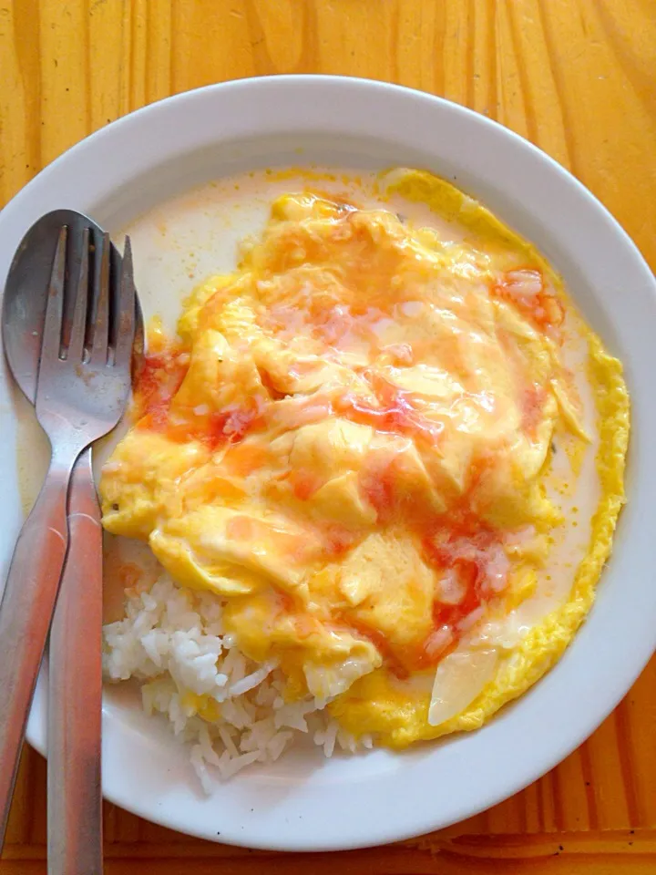 Scrambled egg with rice|rawinanさん