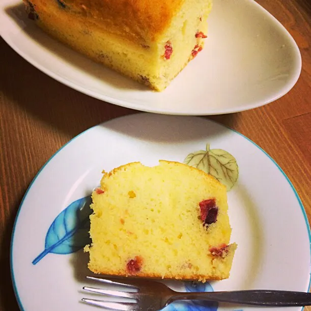 Snapdishの料理写真:米粉のパウンドケーキ♪|Atsuko  Oshimaさん