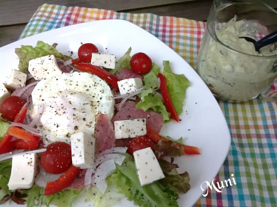 Snapdishの料理写真:namastelotus michakoさんのSeaweed“HIJIKI” and avocado salad with 黒七味唐辛子/芽ひじきとアボカドの黒七味唐辛子サラダをドレッシングにしちゃった！|key♪さん