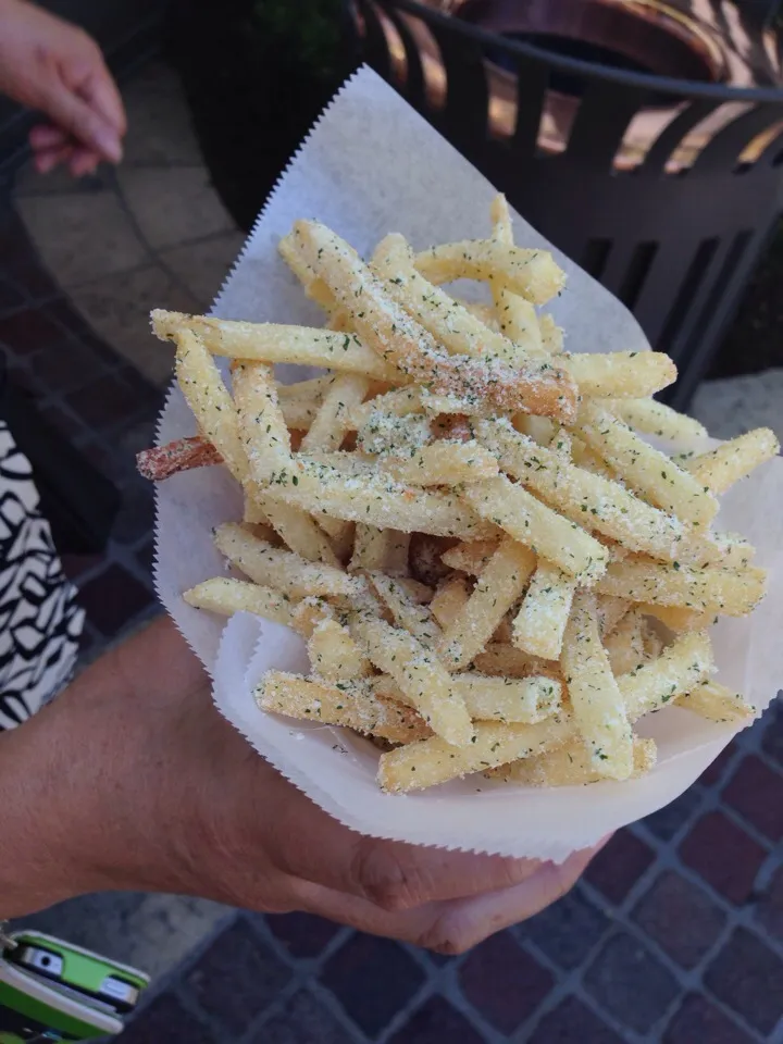 Sour cream and onion fries|Chloe Castilloさん