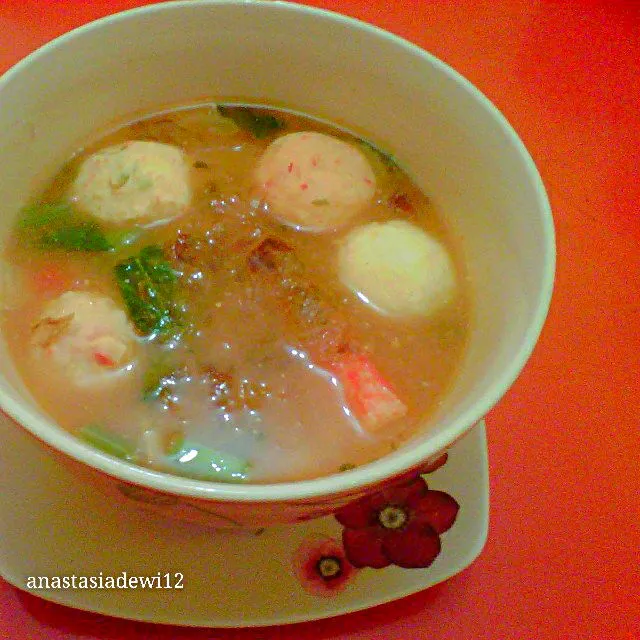 Seafood Balls Soup.|Anastasia Dewiさん