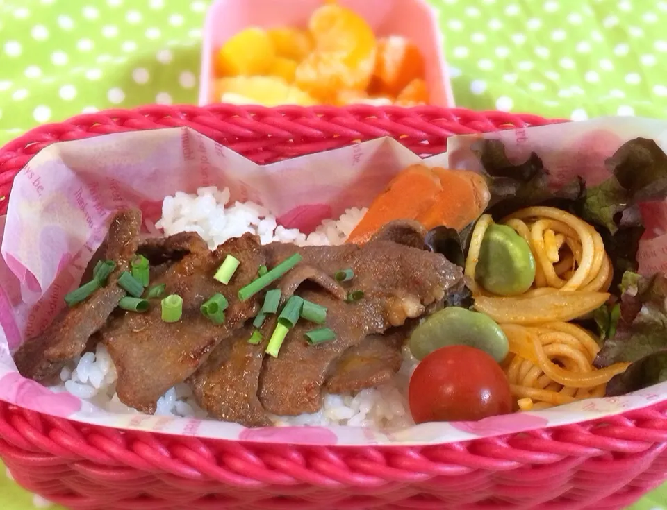 女の子弁当♪                               Yuka Nakataさんの料理                         大人ナポリタン。|志野さん