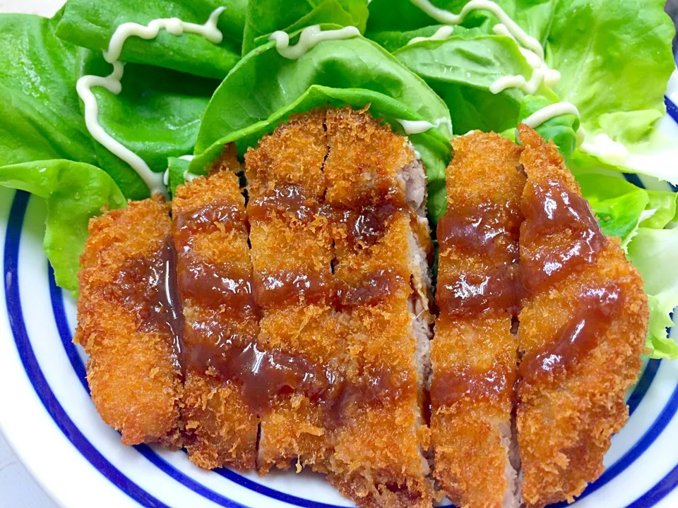 お昼の賄いのヘレカツ！！|さむらぽっちさん