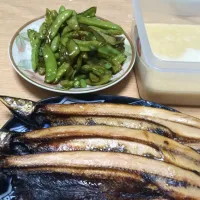 秋刀魚の開きとトロロ|吉田直美さん