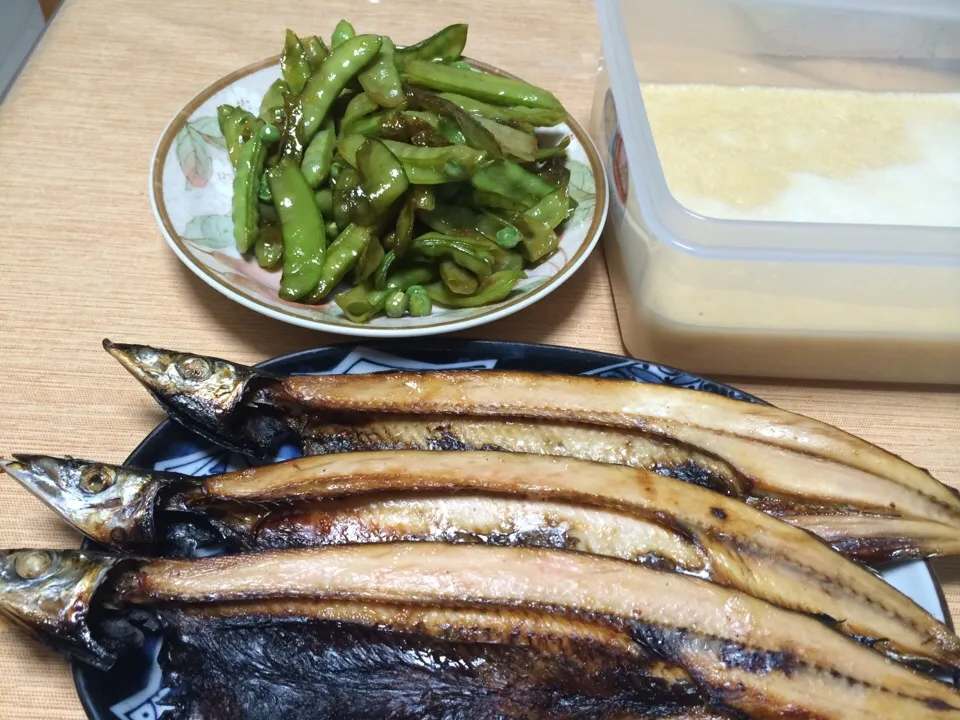 秋刀魚の開きとトロロ|吉田直美さん