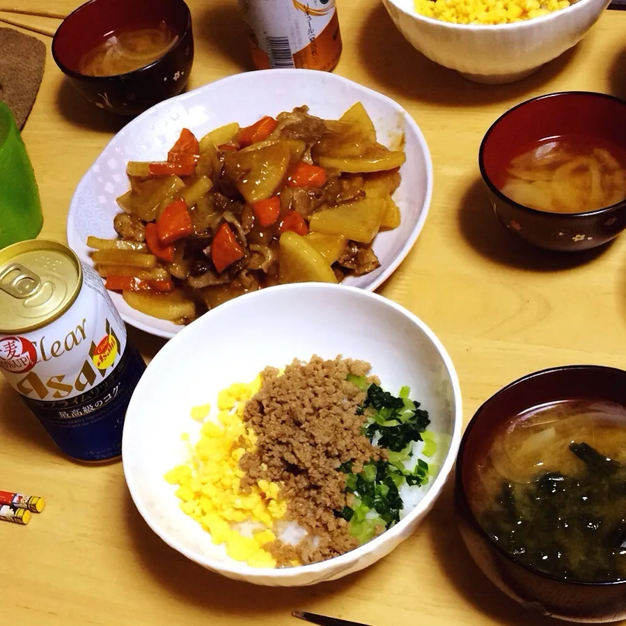 三色丼♡|アヤコさん