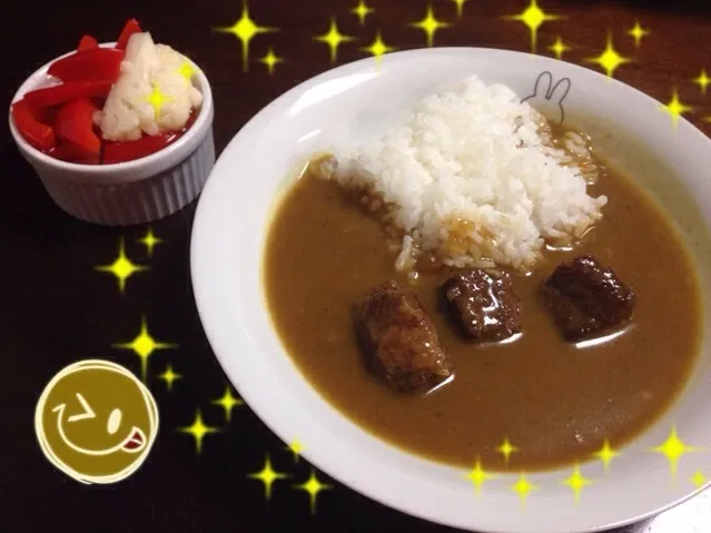 ルーから作ったシンプルカレー|ミホさん