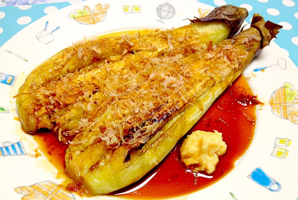 Grilled Eggplant with ginger and soysauce|Liezlさん