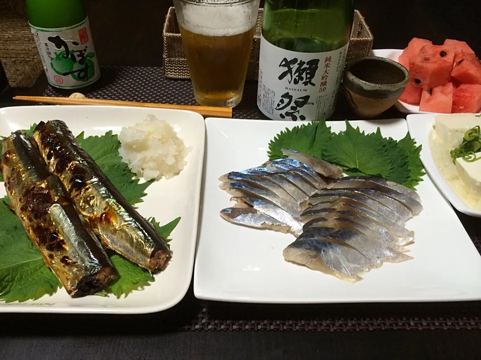 〆鯖と秋刀魚|なるさんさん