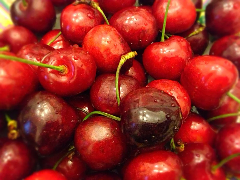 Snapdishの料理写真:Fresh cherries （＾＿＾）☆|Fujiko Toyohashiさん