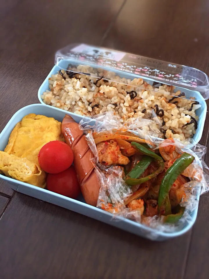 鶏のキムチ炒め弁当|ゆみさん