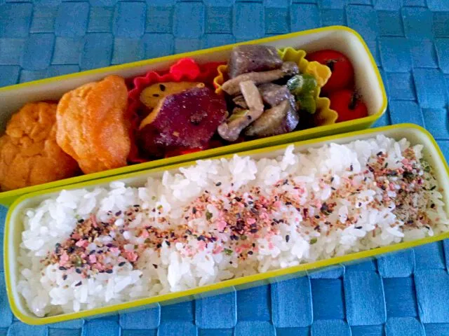 Snapdishの料理写真:2014.6.3
旦那お弁当(*^^*)|さやさん