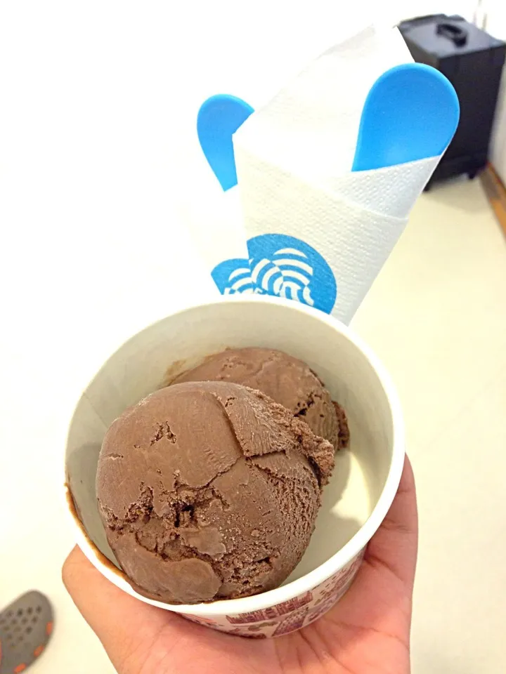 Double dark chocolate gelato...Ummm!!!! Yummy|Anne~AunAunさん