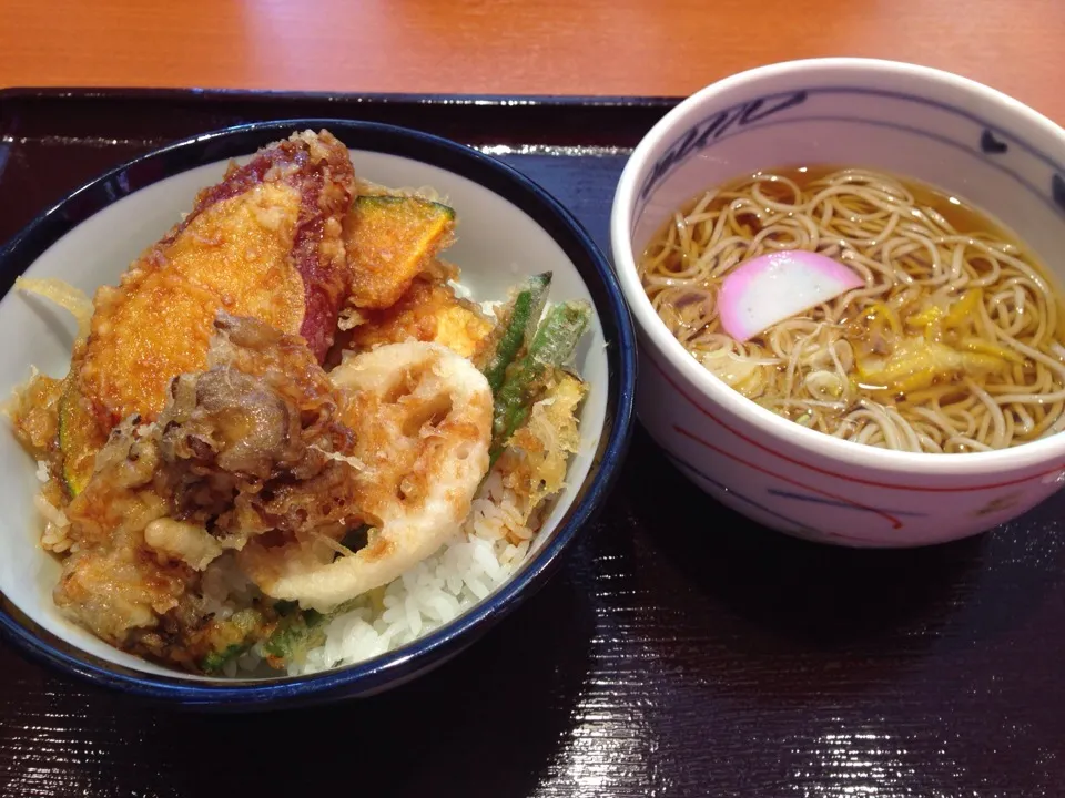 野菜天丼・小そばセット|まさとさん