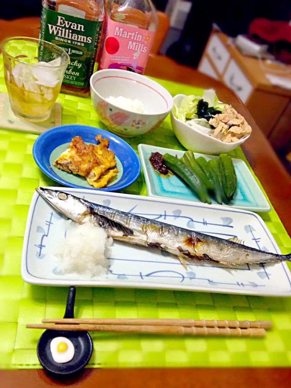 Snapdishの料理写真:昨晩の深夜の晩餐🐟|マニラ男さん