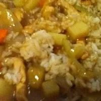 Snapdishの料理写真:Japanese curry chicken and rice|Tatyanaさん