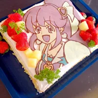 Snapdishの料理写真:プリキュアケーキ！|ありんこさん